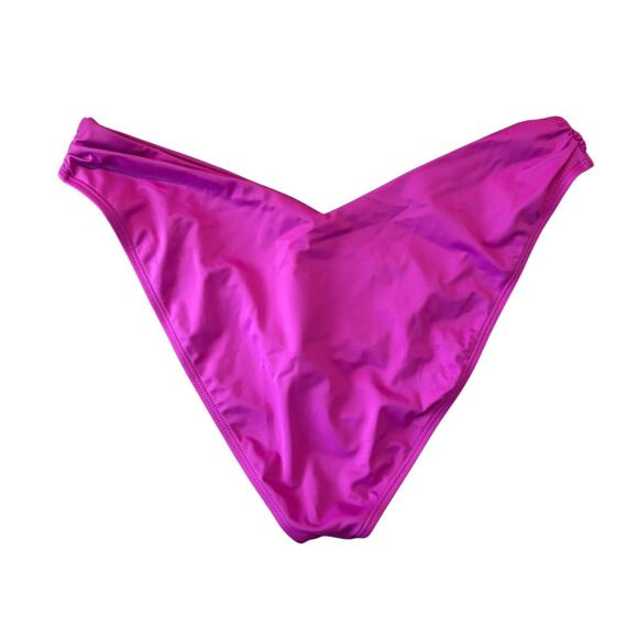 SWIMSUITS FOR ALL CHEEKY BIKINI BOTTOM BEACH ROSE SIZE 14 NWOT - Picture 3 of 5